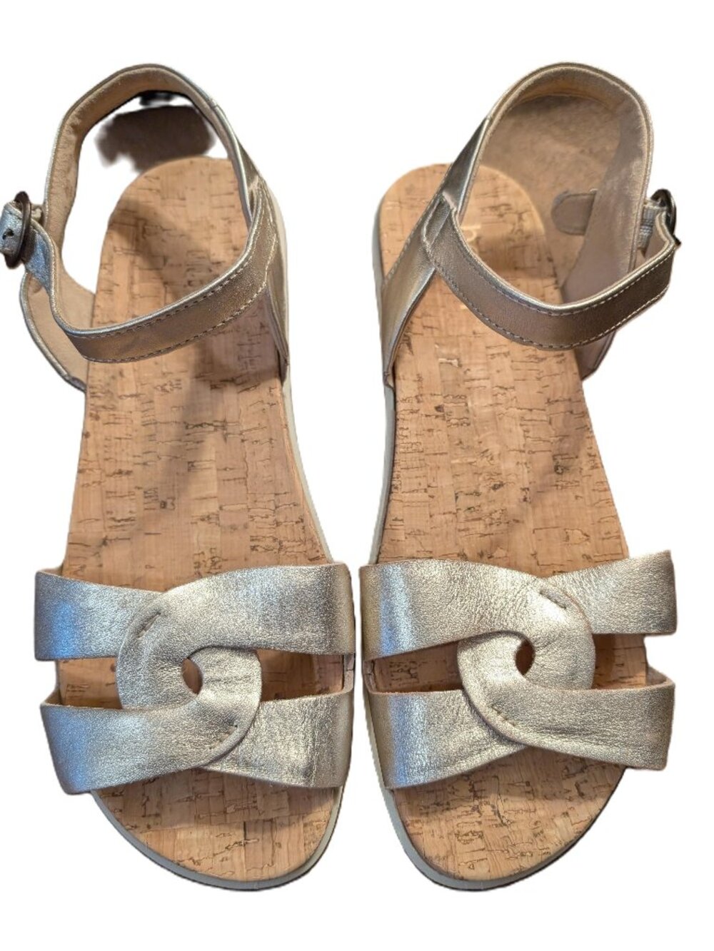 Hotter Island Gold Women's Sandals. Sz 8.5 (UK 6) NEW and Gorgeous.